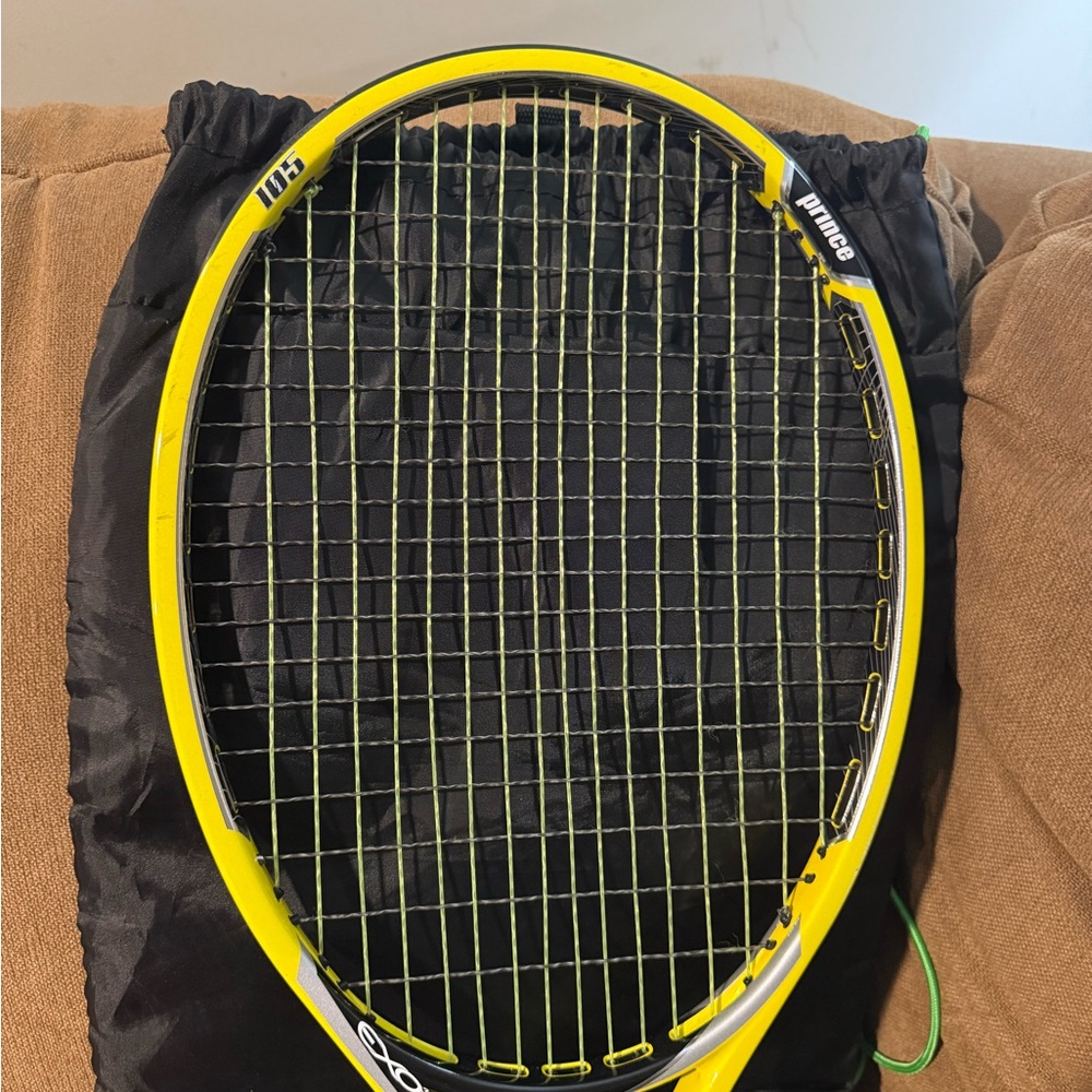 Prince Yellow Outdoor Tennis Racket - Picture 3 of 5